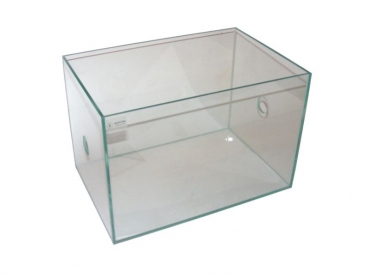 Glasbecken 30x20x20 cm mit 27mm Bohrungen