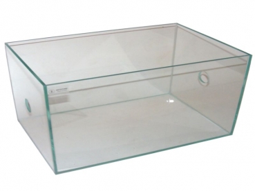 Glasbecken 60x30x20 cm mit 27mm Bohrungen