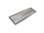 Slim Abdeckung Glas + Gitter 30x10 cm