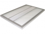 Abdeckung Glas + Gitter 40x20 cm