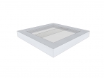 Abdeckung Glas + Gitter 10x10 cm