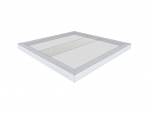 Abdeckung Glas + Gitter 20x20 cm