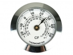 Mini-Thermometer analog metall - 25mm
